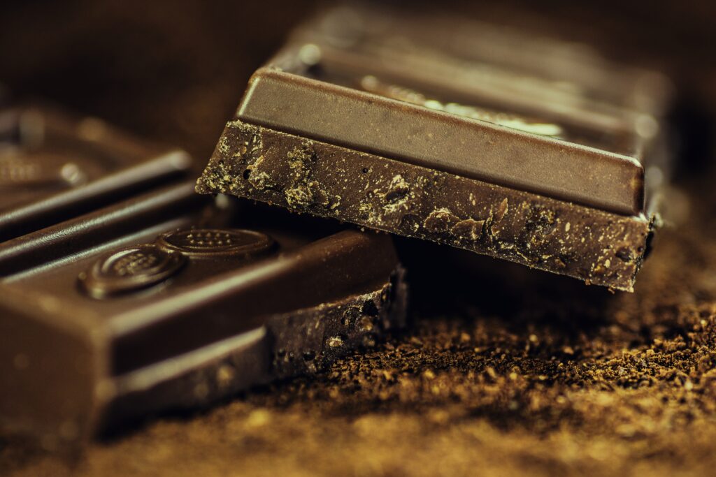 chocolat noir à 70%de cacao